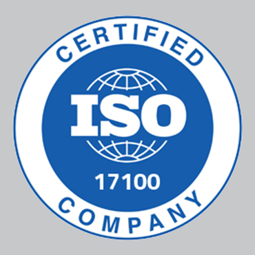 ISO 17100:2015 logo